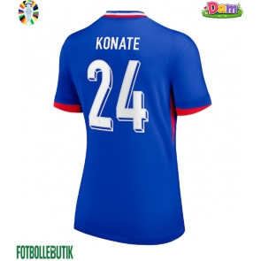 Frankrike Ibrahima Konate #24 Hemmatröja Kvinnor EM 2024 Kortärmad